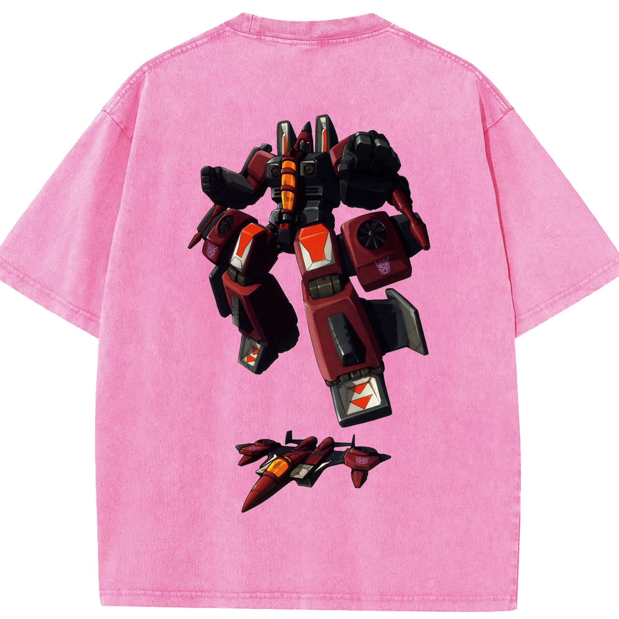 （画像用）  綿100% ヴィンテージ風 半袖Tシャツ（背面プリント）